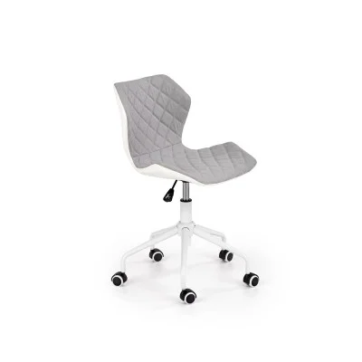 CHAIR MATRIX 3, LIGHT GRAY / WHITE